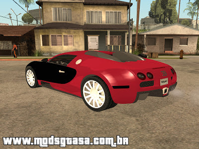 Bugatti Veyron 16.4 EB 2006 para GTA San Andreas